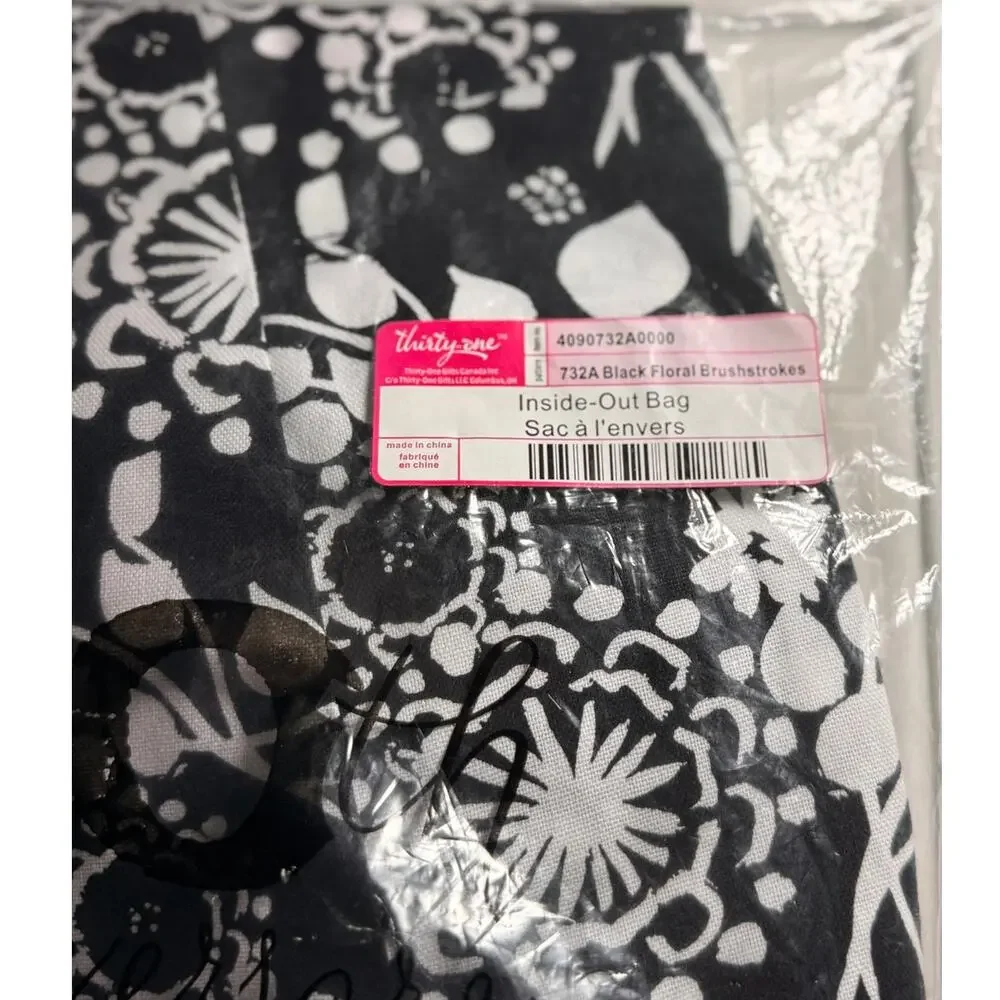 Thirty-one Inside Out Hobo Bag In Floral Brushstrokes